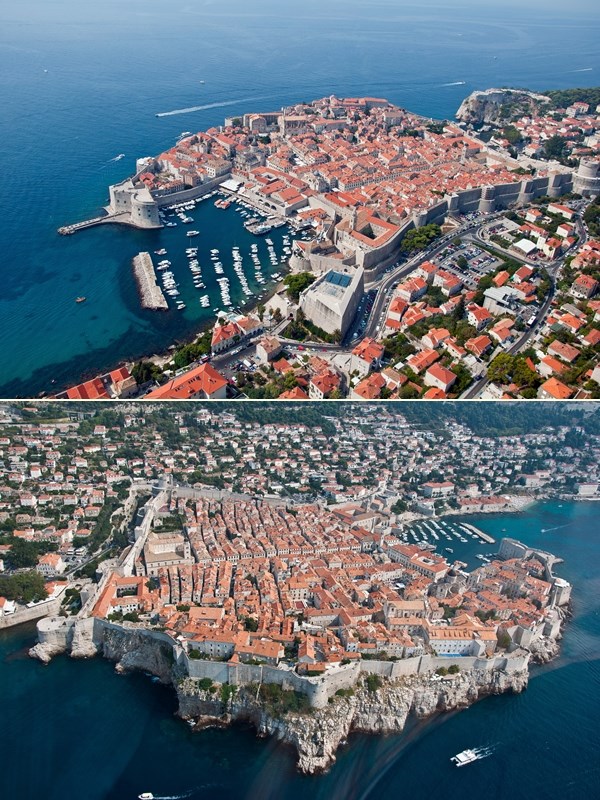 Panorama prekrasnog Dubrovnika "uhvaćena" iz zraka