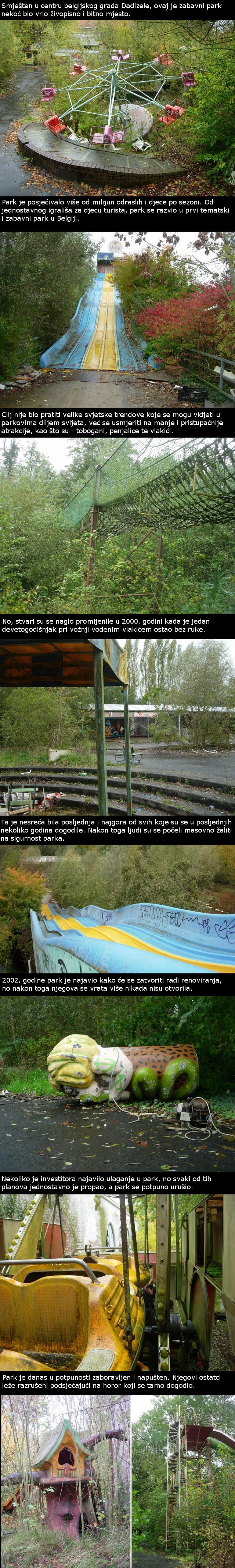 Napušteni zabavni park koji je prisilno zatvoren nakon što je dječak u njemu izgubio ruku