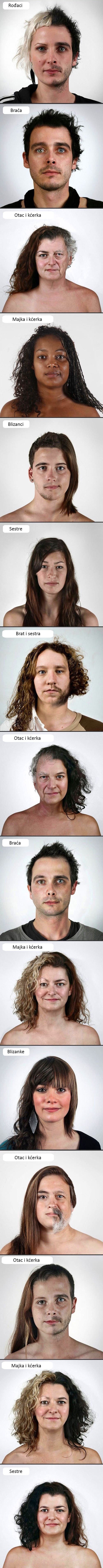 Sjećate li se izraza "Pljunuti je otac"? Pogledajte nevjerojatne sličnosti ljudi u rodbinskim vezama