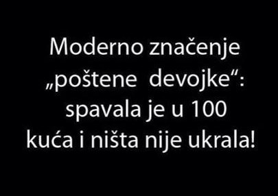 Poštenih djevojaka više nego ikad!