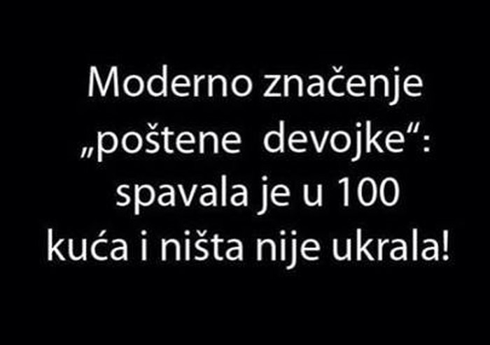 Poštenih djevojaka više nego ikad!