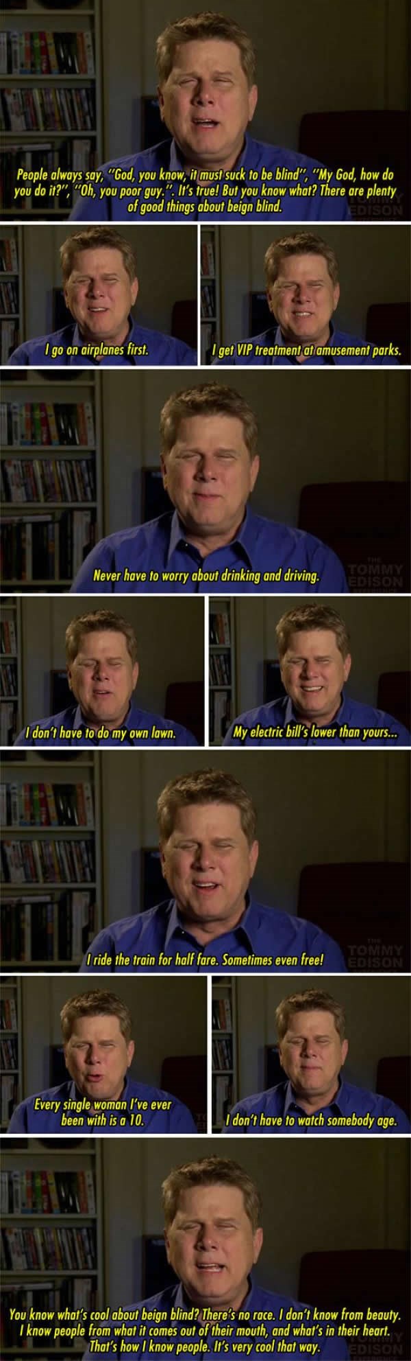 "Kad si slijep kao ja, ljude znaš po onom što im je u srcu"