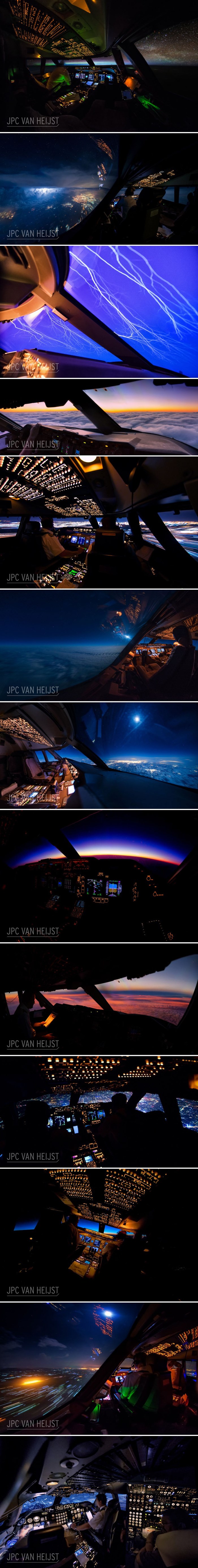 Pilot putničkog zrakoplova je napravio impresivne noćne fotke i dokazao da imaju pogled na jedan sasvim drugi svijet