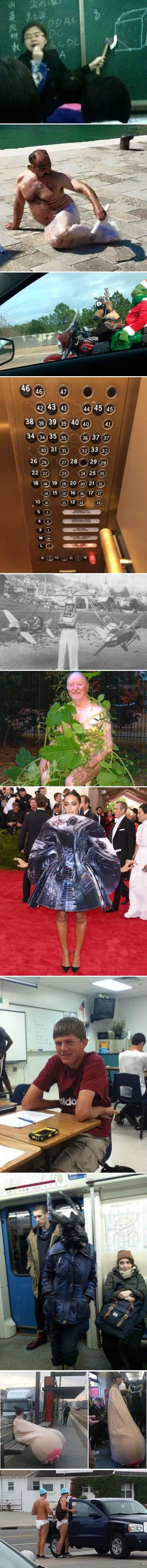 Znamo da je internet pun čudnih slika, no ove fotke nam vjerojatno nikad neće biti jasne