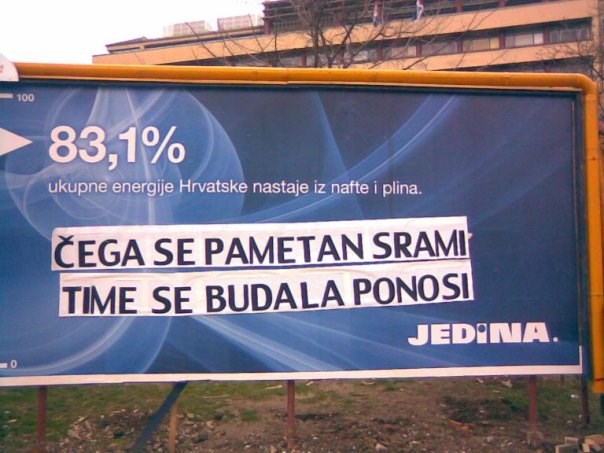 Toooo, Hrvatska! Ajmo paliti autogume za struju!