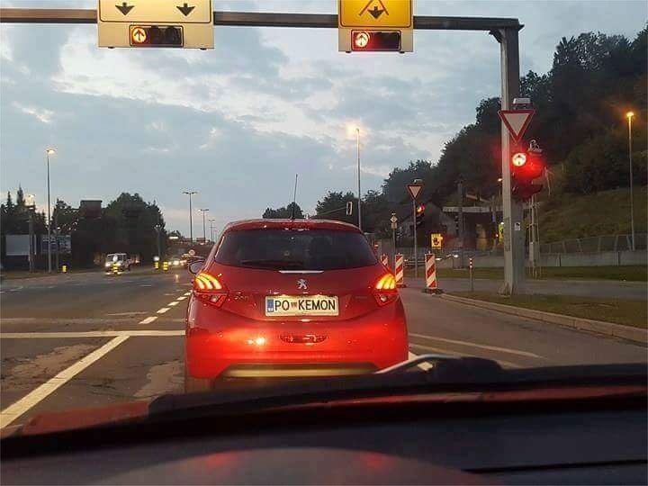 Slovenac je iskombinirao zanimljivu registarsku tablicu