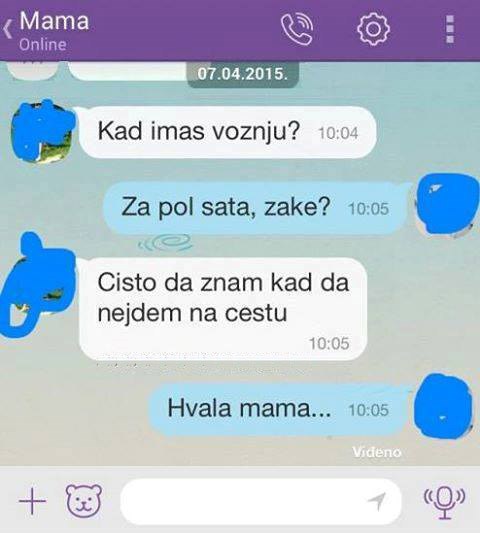 Sin je išao na svoju prvu vožnju u autoškoli, a mamina šala ga nije previše ohrabrila