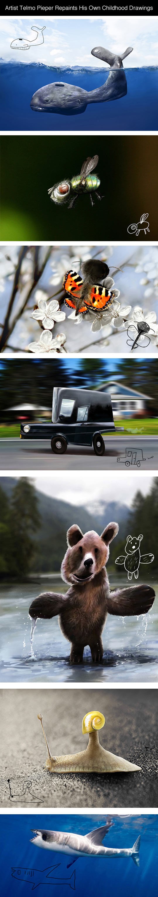 Slikar obradio svoje radove iz djetinjstva