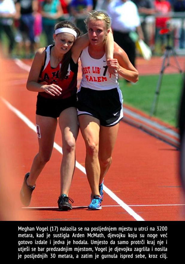 Pregaziti ozlijeđenu kolegicu ili pobijediti sportskim duhom?