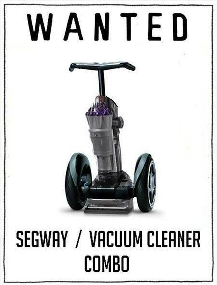 Segway s usisavačem: Gadget iz snova