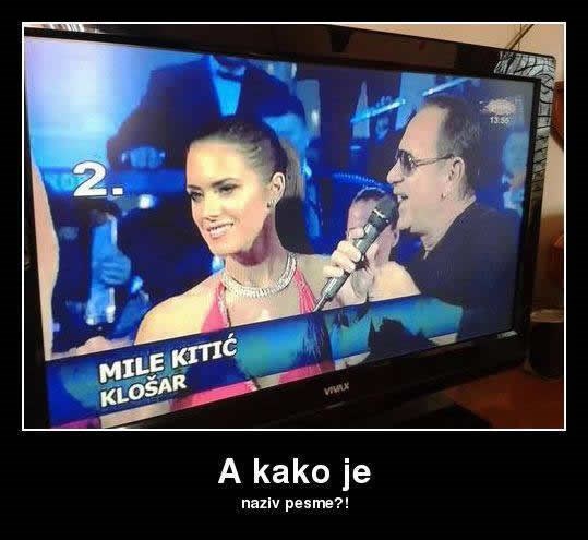 Mile Kitić ispao klošar