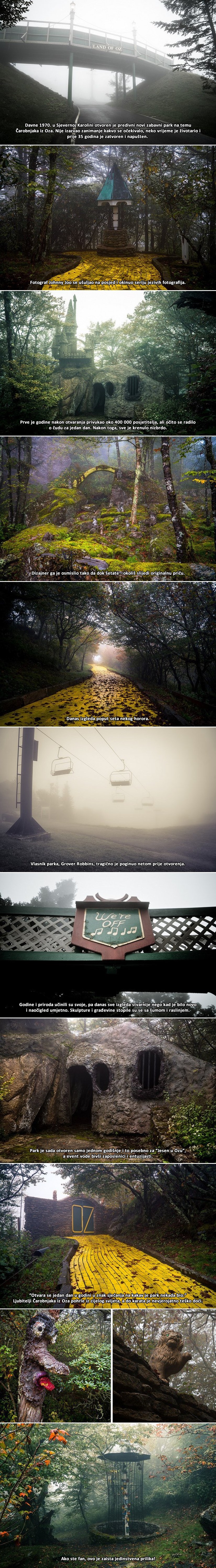 Napušteni park "Čarobnjak iz Oza" danas liči na jezivi set horora