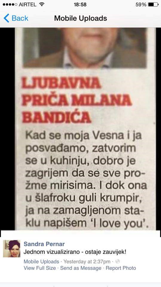 Nije za one slabog želuca: Ljubavna priča Milana Bandića