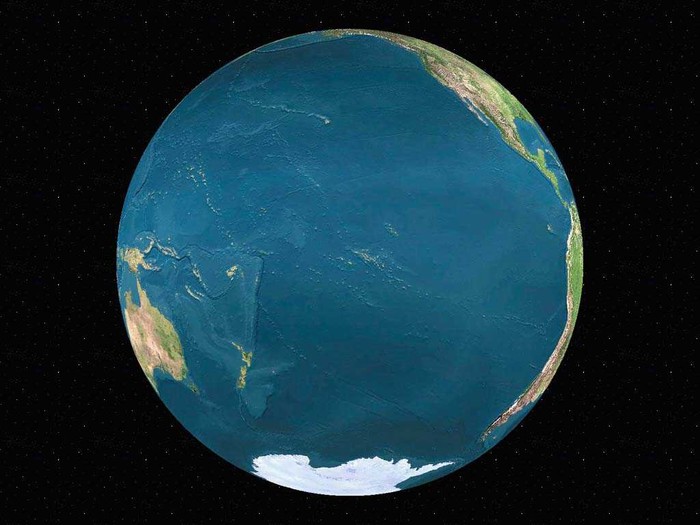 Gotovo pola Zemlje je samo Tihi ocean