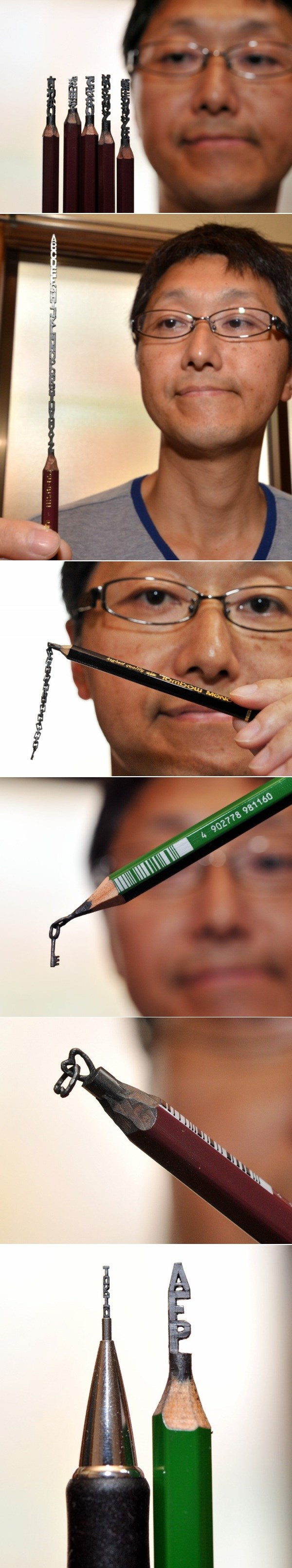 I to može biti umjetnost: Olovke pretvorio u skulpture