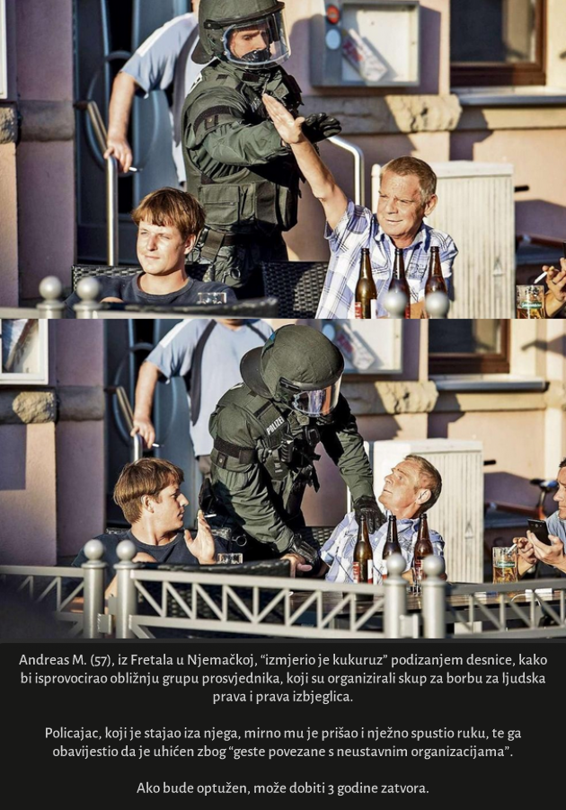 Ovako se postupa s nacističkim pozdravom