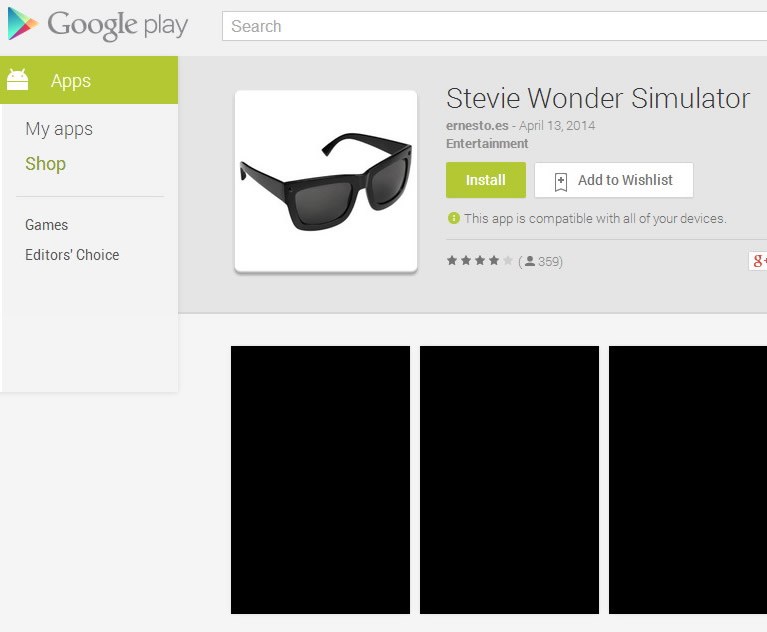 Stevie Wonder simulator za mobitel?