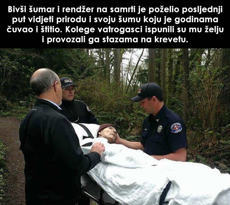 Vatrogasci umirućem kolegi ispunili posljednju želju