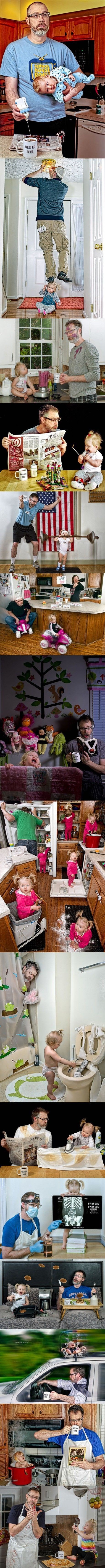 "Najgori" otac na svijetu podijelio je fotografije s djetetom i nasmijao cijeli svijet