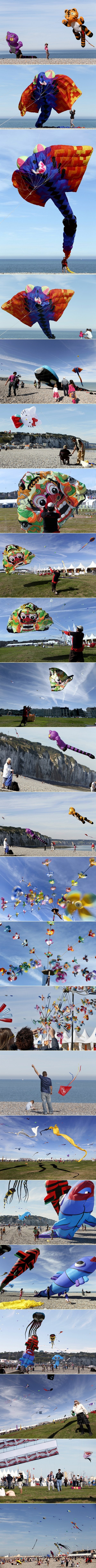 Šareni i otkačeni zmajevi na festivalu u Francuskoj