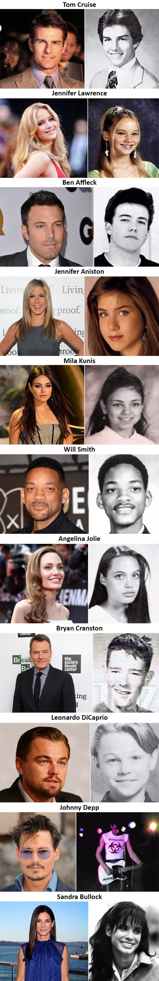 Pogledajte kako su slavne glumice i glumci izgledali u srednjoj školi