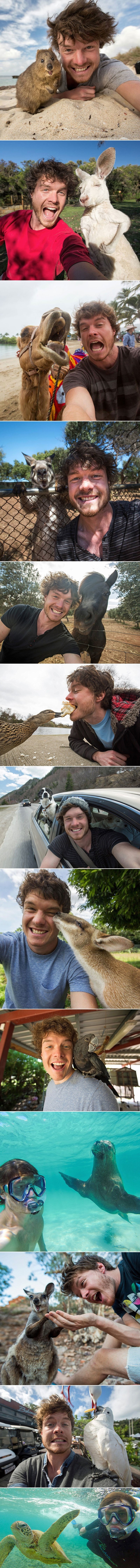 Čovjek koji je pokorio svijet selfija sa životinjama