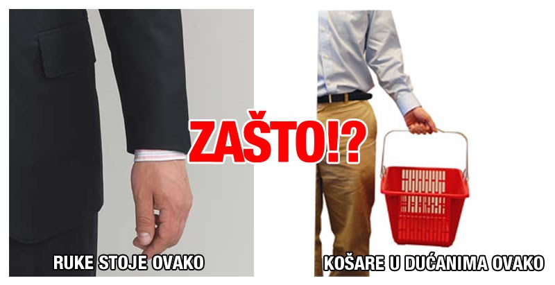 Koja budala je dizajnirala košaru za šoping?