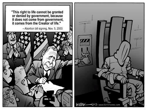 Pobačaj ne, smrtna kazna da? 