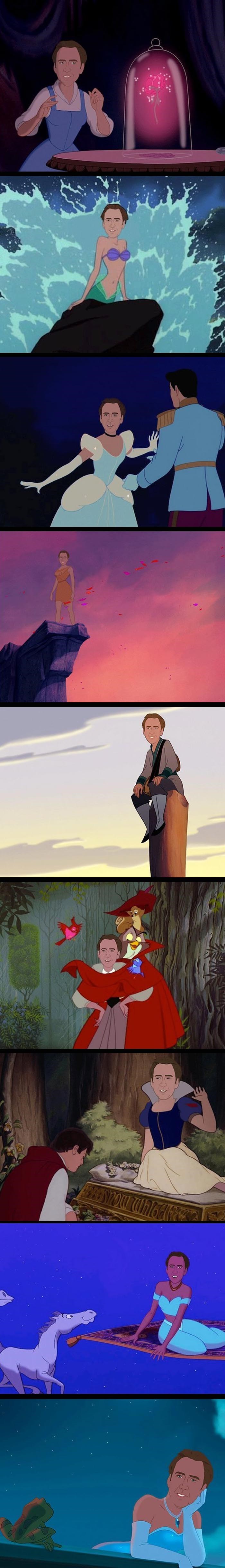 Nicolas Cage kao inspiracija bez granica: Ovaj put u ulozi Disneyevih princeza