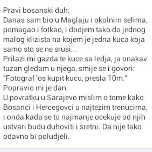 Umjesto suza izabrao smijeh