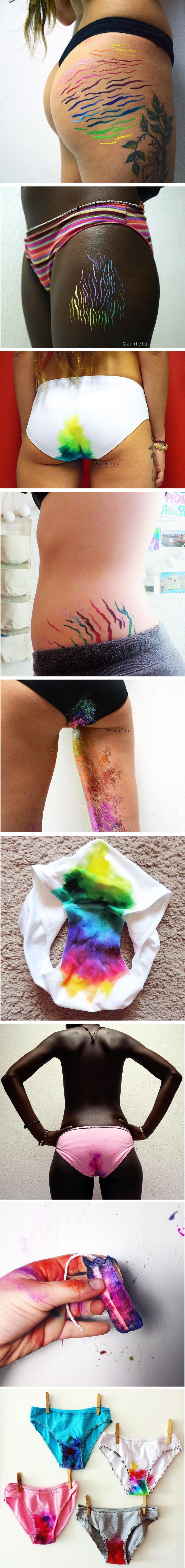 Umjetnica pretvara ženske "nedostatke" u umjetnička djela s porukom