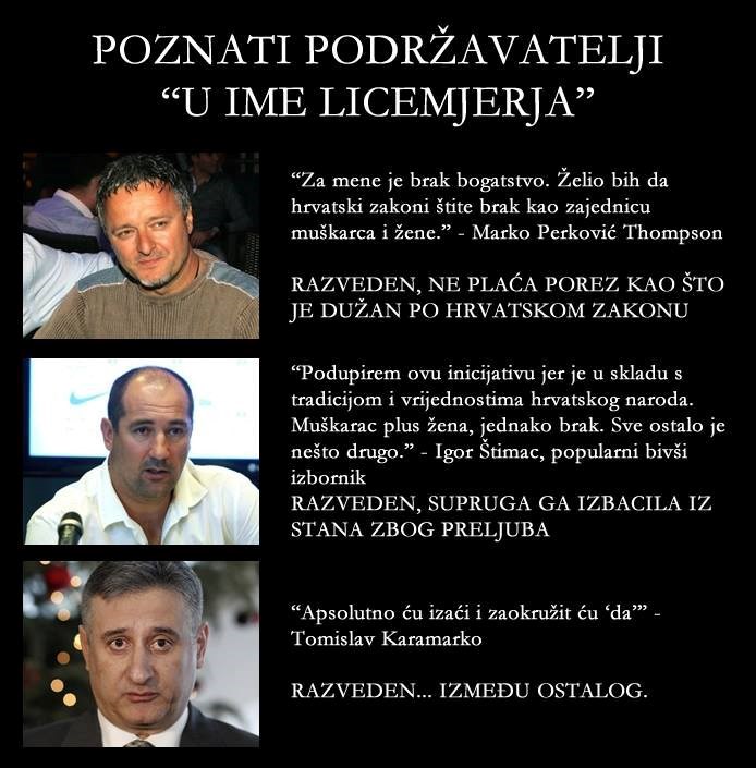 Licemjerje: Kad obitelj braniš razvodom, ljubavnicom...