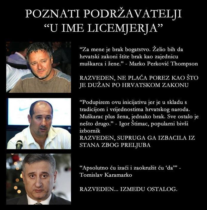 Licemjerje: Kad obitelj braniš razvodom, ljubavnicom...