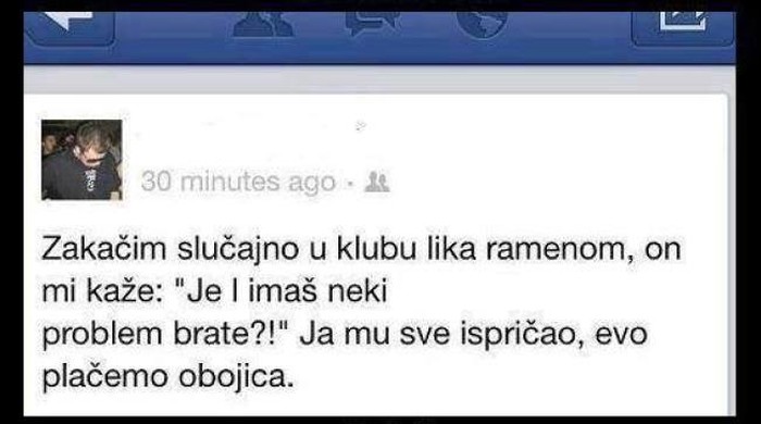rame za plakanje..