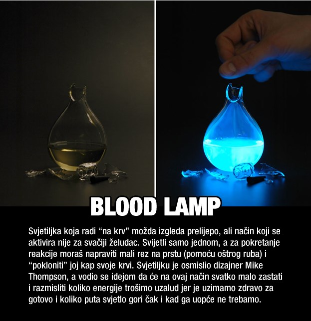 Svjetiljka koja "guta ljudsku krv"