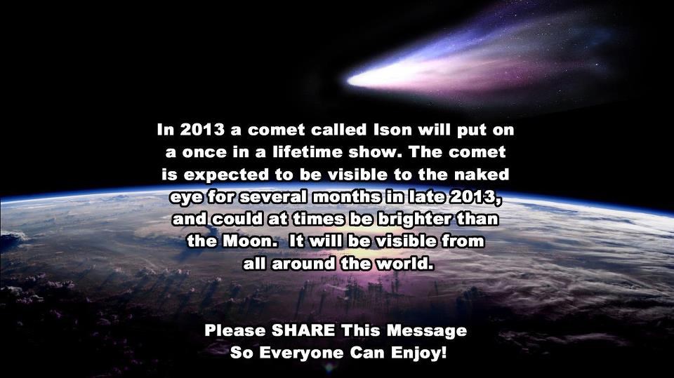 Komet stoljeća uljepšat će nam 2013.?