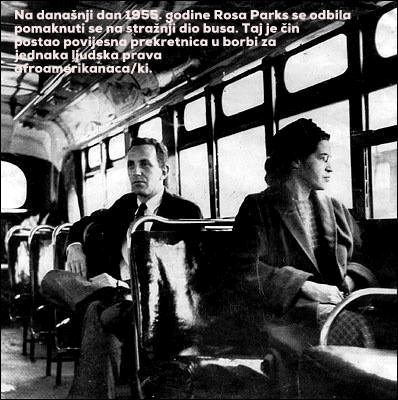 Na današnji dan Rosa Parks je rekla "Dosta!"