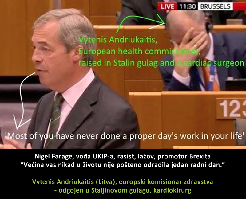 Rasistički rušitelj EU se brutalno osramotio