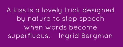 Poljubac je mali trik prirode