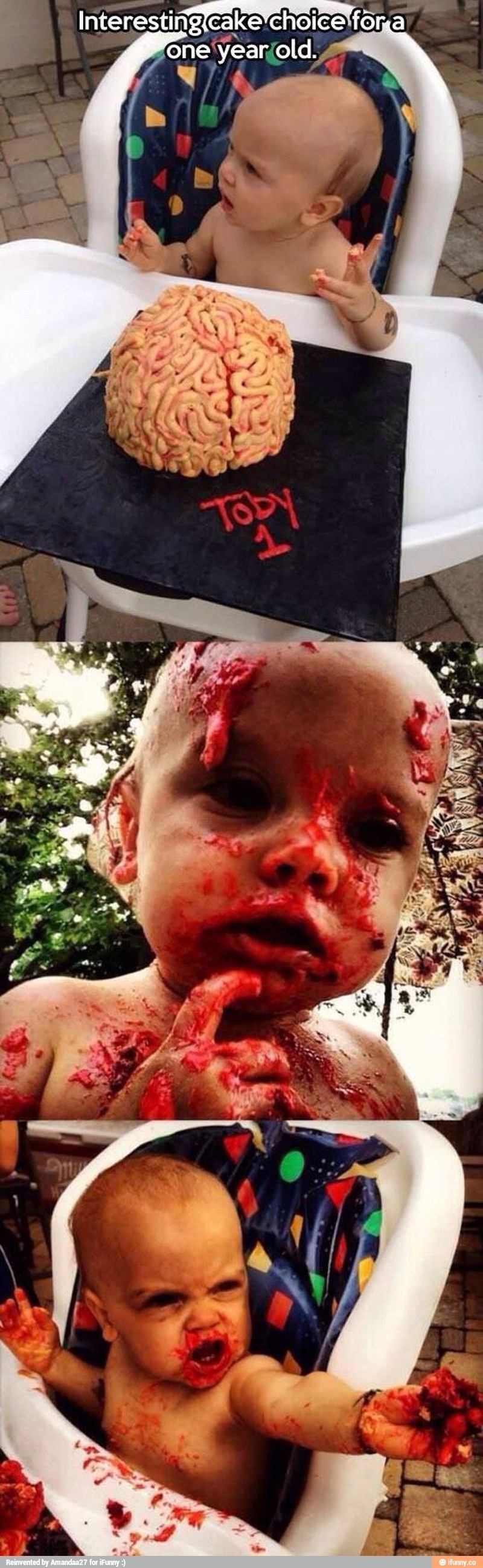 Beba se najela mozga!