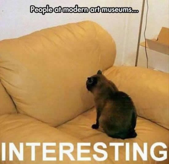 Blejanje u švrljotinu u muzeju suvremene umjetnosti