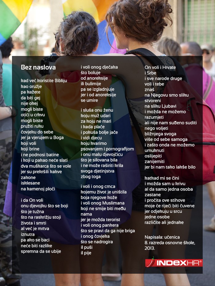 "Nije nam suđeno suditi, nego voljeti!" 