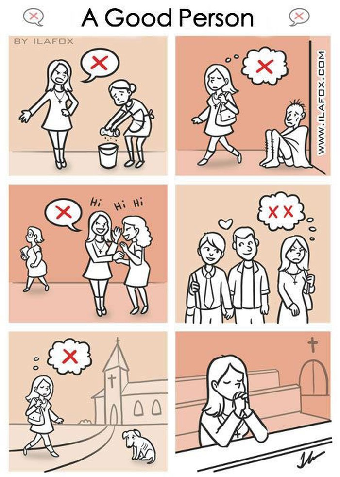 Molitva te ne čini dobrom osobom