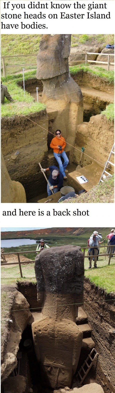 Jeste li znali da glave s Uskršnjeg otoka imaju i tijelo?