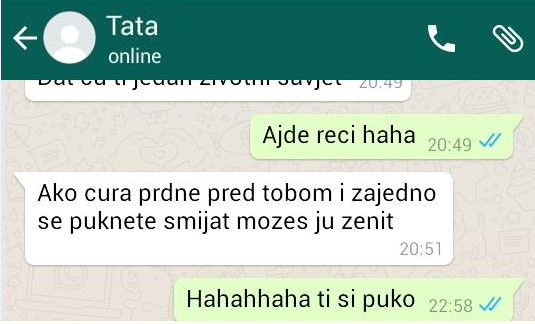 PORUKE RODITELJA Tatin životni savjet: Koju curu treba oženiti?