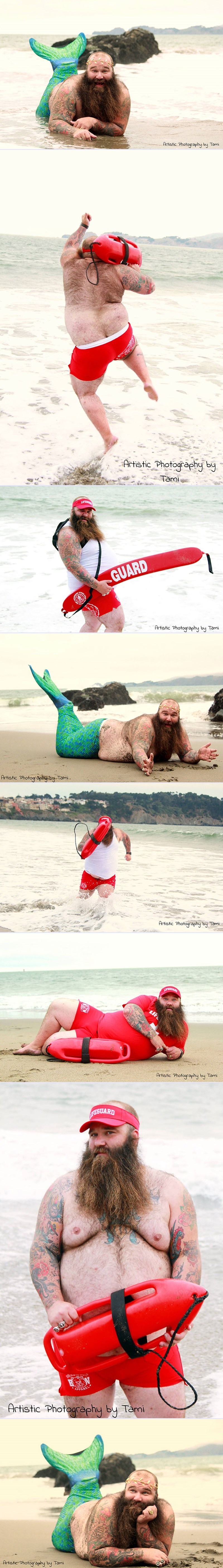 "DUDEOIR": Bradati sirenac podigao ljestvicu seksi fotki muškaraca na plaži