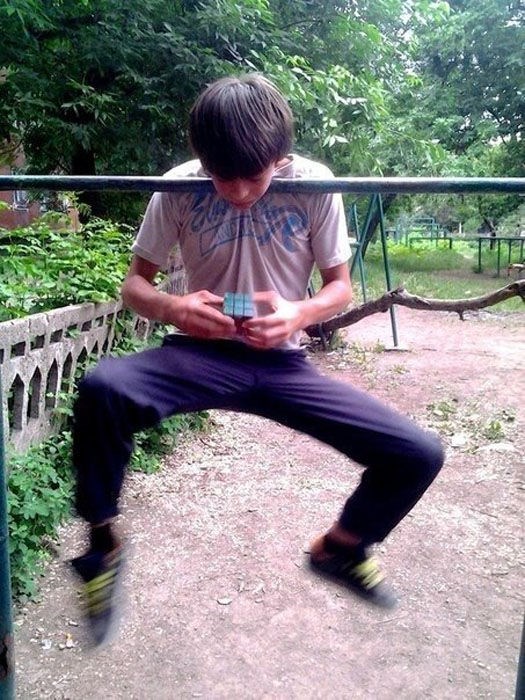 Neobičan način motivacije, ali ajde, složio je kocku