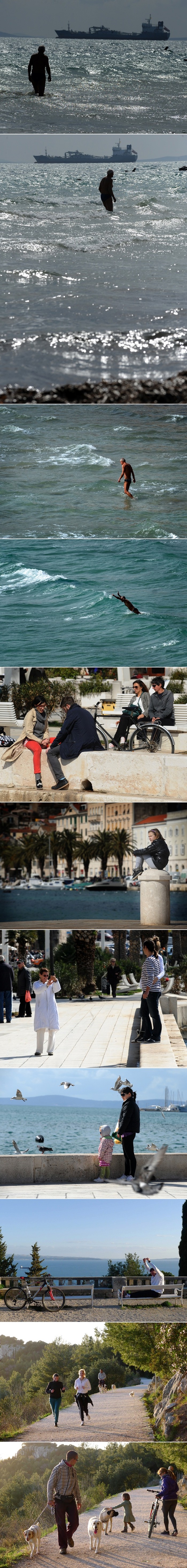 Proljeće u Splitu - kupanje na Bačvicama i šetnja Marjanom