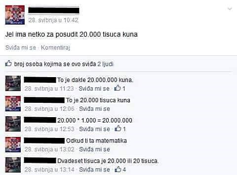 A stvarno čudo da smo u krizi..