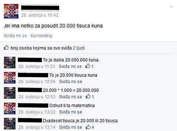 A stvarno čudo da smo u krizi..